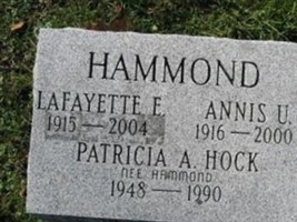 Annis U Hammond