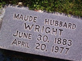 Maude Anstise Hubbard-Rust-Gillespie Wright Maude Anstise Hubbard-Rust-Gillespie Wright