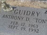Anthony D "Tony" Guidry