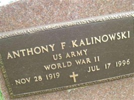 Anthony F Kalinowski Anthony F Kalinowski