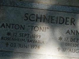 Anton "Toni" Schneider