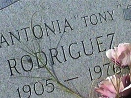 Antonia "Tony" Rodriguez Antonia "Tony" Rodriguez
