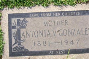 Antonia V Gonzales Rivera