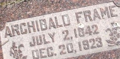 Archibald Frame, Sr