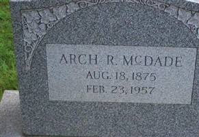 Archibald R McDade