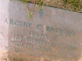 ARCHIE C BROWN