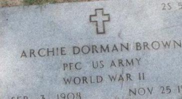 Archie Dorman Brown Archie Dorman Brown