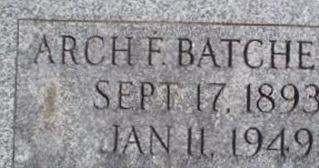 Archie F. Batchelor Archie F. Batchelor