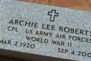 Archie Lee Roberts