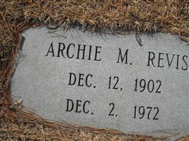 Archie Marion Revis Archie Marion Revis