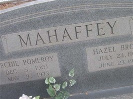 Archie Pomeroy Mahaffey Archie Pomeroy Mahaffey