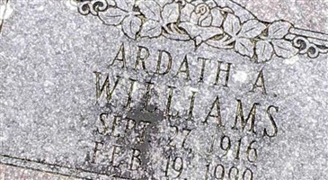 Ardath Williams Ardath Williams