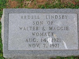 Ardell Lindsey Womack