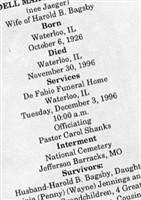 Ardell Margaret Jaeger Bagsby