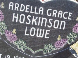 Ardella Grace Hoskinson Lowe Ardella Grace Hoskinson Lowe