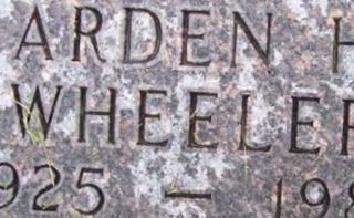 Arden H Wheeler Arden H Wheeler
