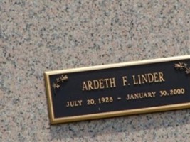 Ardeth F Linder Ardeth F Linder