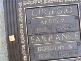 Ardis M Ciriego