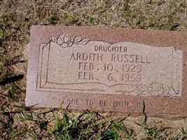 Ardith Elizabeth Russell Ardith Elizabeth Russell