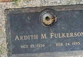 Ardith M. Fulkerson Ardith M. Fulkerson