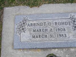 Arendt O. Rohde