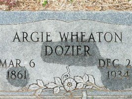Argie Wheaton Dozier Argie Wheaton Dozier