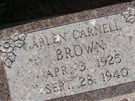Arlen Carnell Brown Arlen Carnell Brown
