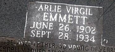 Arlie Virgil Emmett Arlie Virgil Emmett