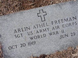 Arlin Athel Freeman Arlin Athel Freeman