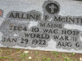 Arline Francis McIntire Arline Francis McIntire