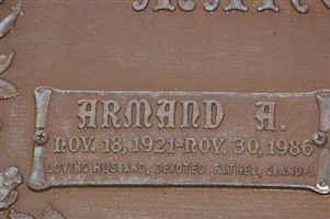 Armand A. Marcotte Armand A. Marcotte