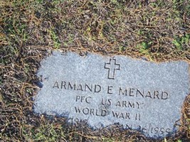Armand E Menard, Sr