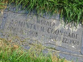Arminta "Peggy" Manwill Coonradt Arminta "Peggy" Manwill Coonradt