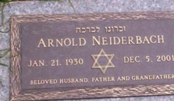 Arnold Neiderbach Arnold Neiderbach