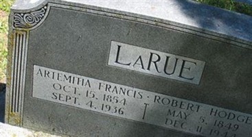 Artemitia Francis LaRue Artemitia Francis LaRue
