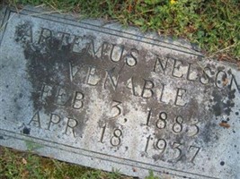 Artemus Nelson Venable Artemus Nelson Venable