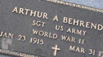 Arthur A Behrendt Arthur A Behrendt