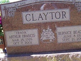 Arthur Francis Claytor Arthur Francis Claytor