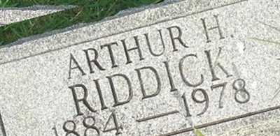 Arthur H. Riddick, Sr