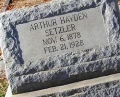 Arthur Hayden Setzler Arthur Hayden Setzler