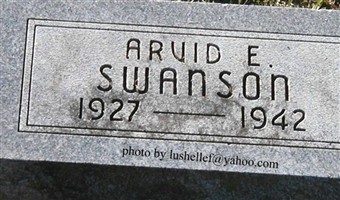 Arvid E. Swanson Arvid E. Swanson