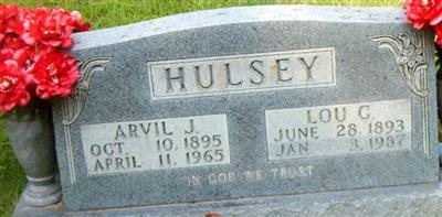 Arvil J, Hulsey