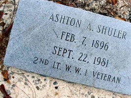 Ashton A. Shuler Ashton A. Shuler
