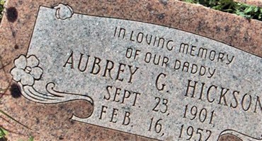Aubrey g Hickson