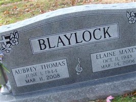 Aubrey Thomas "Tom" Blaylock, Sr