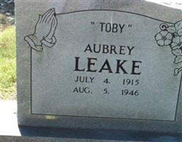 Aubrey "Toby" Leake Aubrey "Toby" Leake