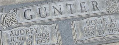 Audrey Cecil Gunter Audrey Cecil Gunter