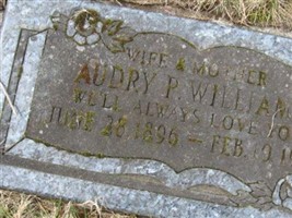 Audrey Eliza Pendarvis Williams Audrey Eliza Pendarvis Williams