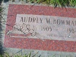 Audrey Maude Lovell Bowman Audrey Maude Lovell Bowman