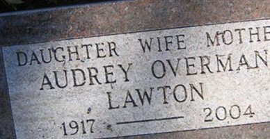 Audrey Overman Lawton Audrey Overman Lawton